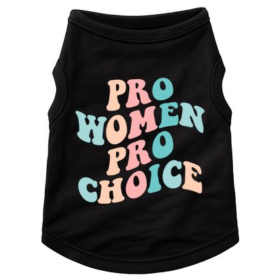 Pro Choice Equal Rights Feminist Retro Doggie Tank