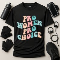 Pro Choice Equal Rights Feminist Retro Performance Shirt