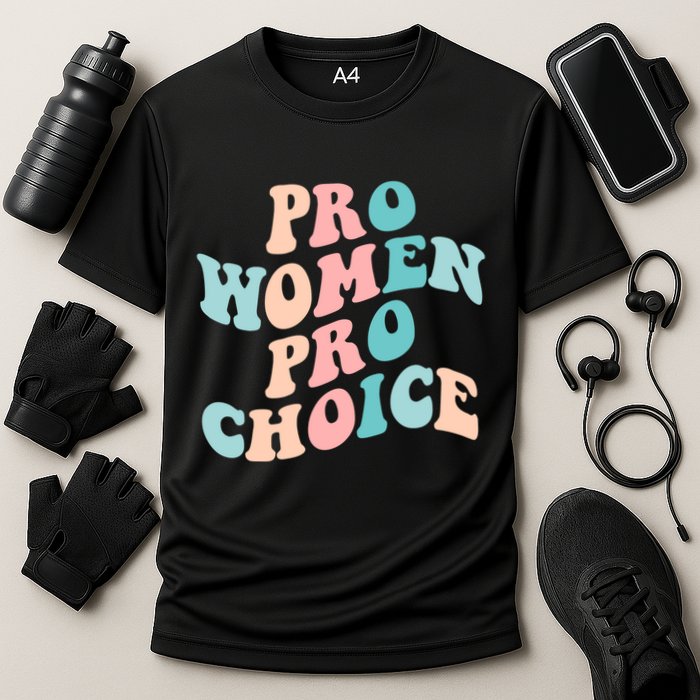 Pro Choice Equal Rights Feminist Retro Performance Shirt