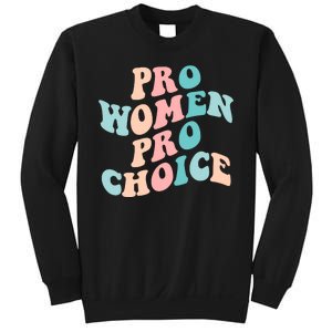 Pro Choice Equal Rights Feminist Retro Sweatshirt