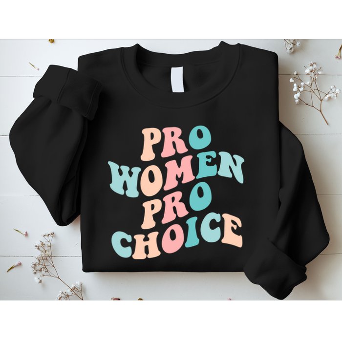 Pro Choice Equal Rights Feminist Retro Sweatshirt