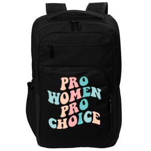 Pro Choice Equal Rights Feminist Retro Impact Tech Backpack