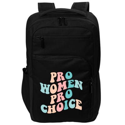Pro Choice Equal Rights Feminist Retro Impact Tech Backpack