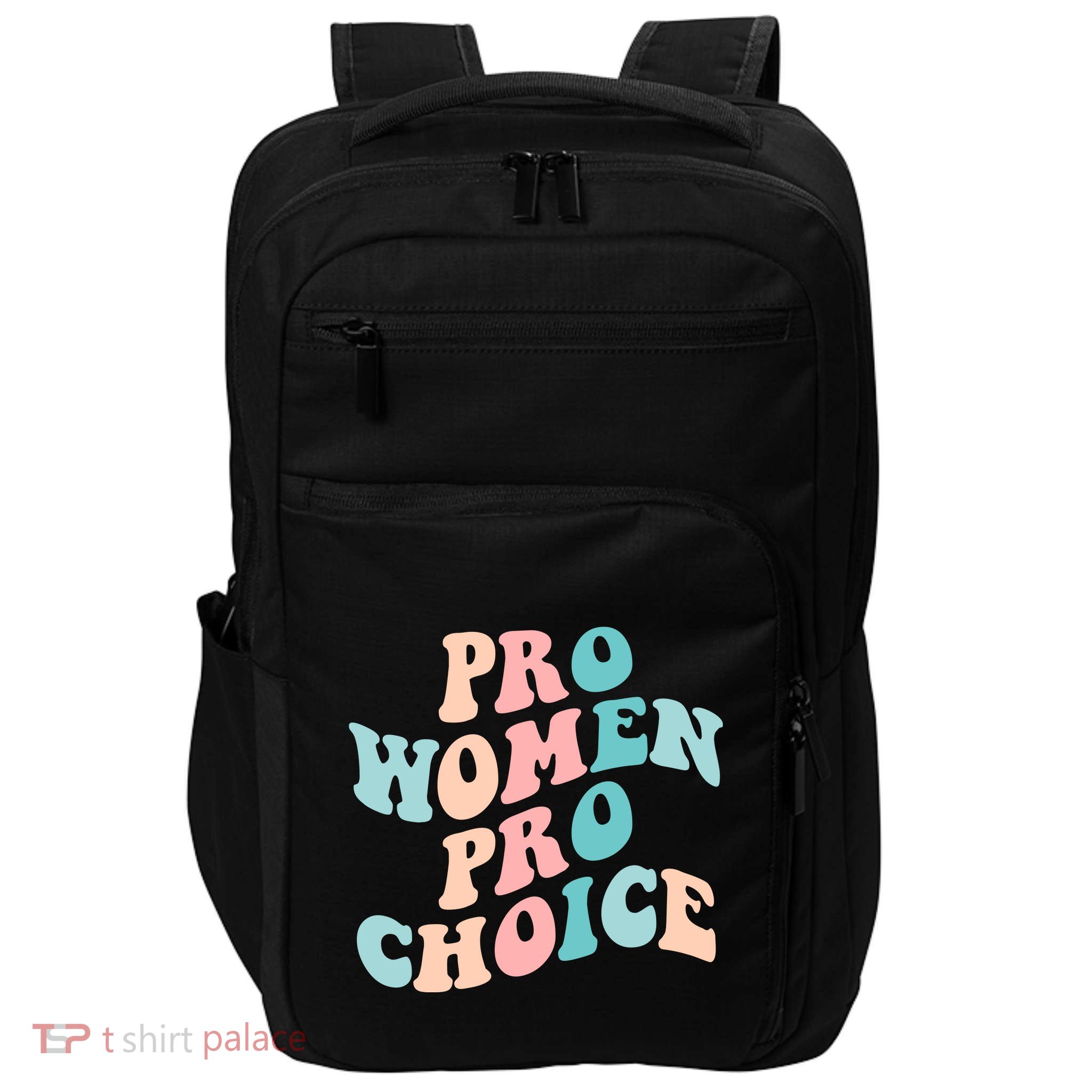 Pro Choice Equal Rights Feminist Retro Impact Tech Backpack