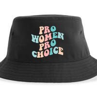 Pro Choice Equal Rights Feminist Retro Sustainable Bucket Hat