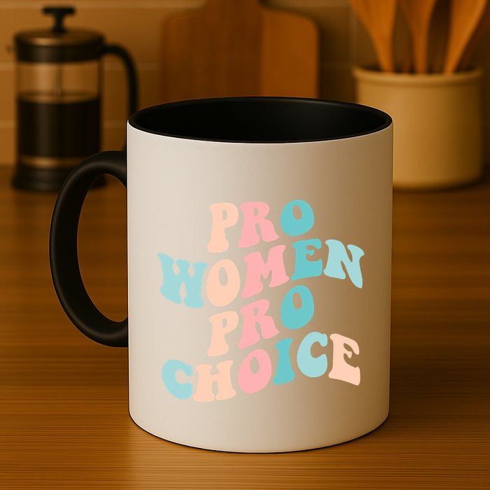 Pro Choice Equal Rights Feminist Retro Mug