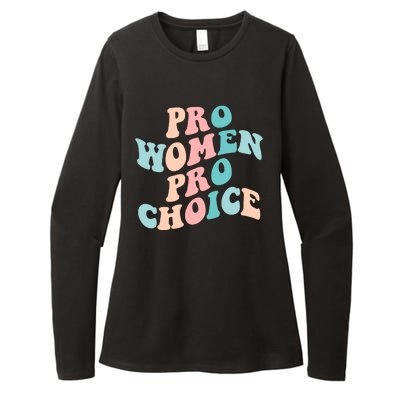 Pro Choice Equal Rights Feminist Retro Womens CVC Long Sleeve Shirt