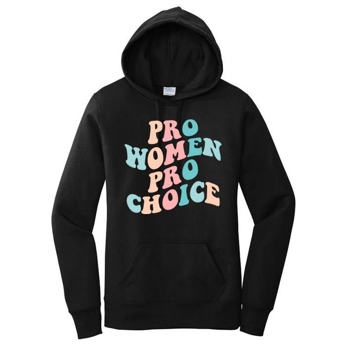 Pro Choice Equal Rights Feminist Retro Women's Pullover Hoodie