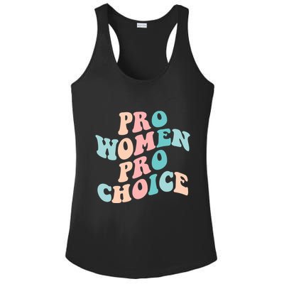 Pro Choice Equal Rights Feminist Retro Ladies PosiCharge Competitor Racerback Tank