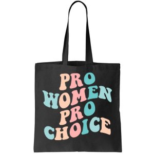 Pro Choice Equal Rights Feminist Retro Tote Bag