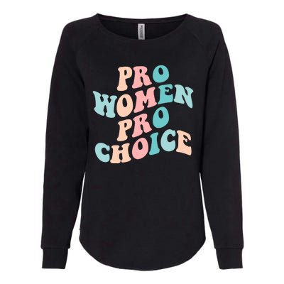 Pro Choice Equal Rights Feminist Retro Womens California Wash Sweatshirt