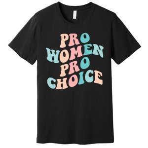 Pro Choice Equal Rights Feminist Retro Premium T-Shirt