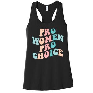 Pro Choice Equal Rights Feminist Retro Women's Racerback Tank