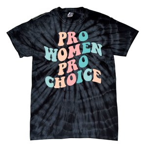 Pro Choice Equal Rights Feminist Retro Tie-Dye T-Shirt