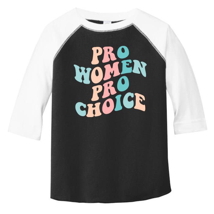 Pro Choice Equal Rights Feminist Retro Toddler Fine Jersey T-Shirt