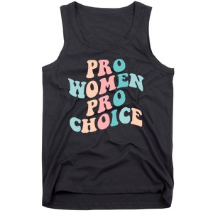 Pro Choice Equal Rights Feminist Retro Tank Top