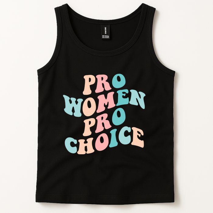 Pro Choice Equal Rights Feminist Retro Tank Top