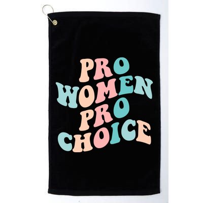 Pro Choice Equal Rights Feminist Retro Golf Towel