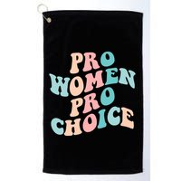 Pro Choice Equal Rights Feminist Retro Golf Towel