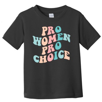 Pro Choice Equal Rights Feminist Retro Toddler T-Shirt