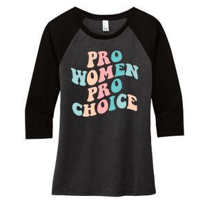 Pro Choice Equal Rights Feminist Retro Women's Tri-Blend 3/4-Sleeve Raglan Shirt