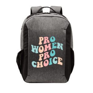 Pro Choice Equal Rights Feminist Retro Vector Backpack