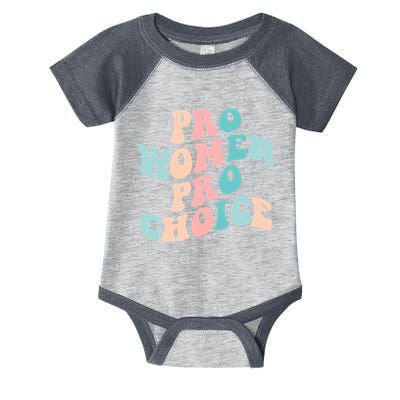 Pro Choice Equal Rights Feminist Retro Infant Baby Jersey Bodysuit