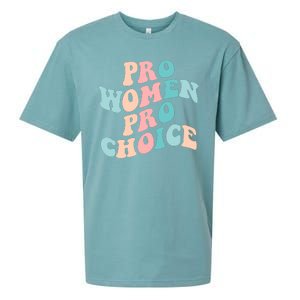 Pro Choice Equal Rights Feminist Retro Sueded Cloud Jersey T-Shirt