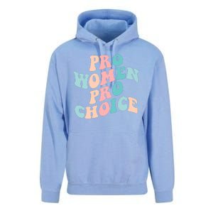 Pro Choice Equal Rights Feminist Retro Unisex Surf Hoodie