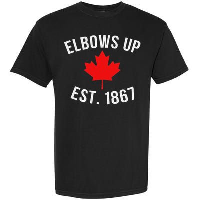 Pro Canada Elbows Up Established 1867 Garment-Dyed Heavyweight T-Shirt