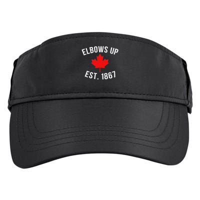 Pro Canada Elbows Up Established 1867 Adult Drive Performance Visor