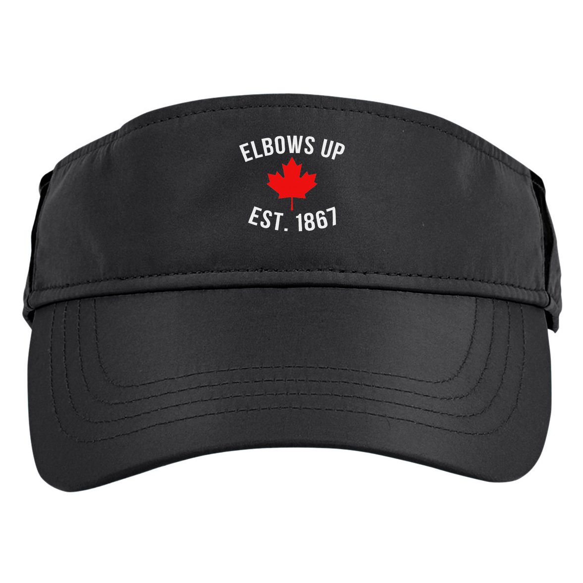 Pro Canada Elbows Up Established 1867 Adult Drive Performance Visor