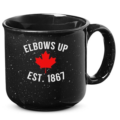 Pro Canada Elbows Up Established 1867 15oz Campfire Ceramic Mug