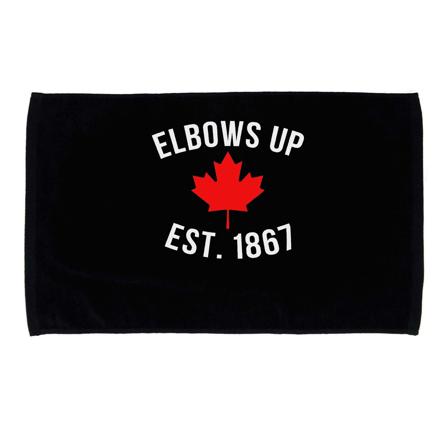 Pro Canada Elbows Up Established 1867 Microfiber Hand Towel
