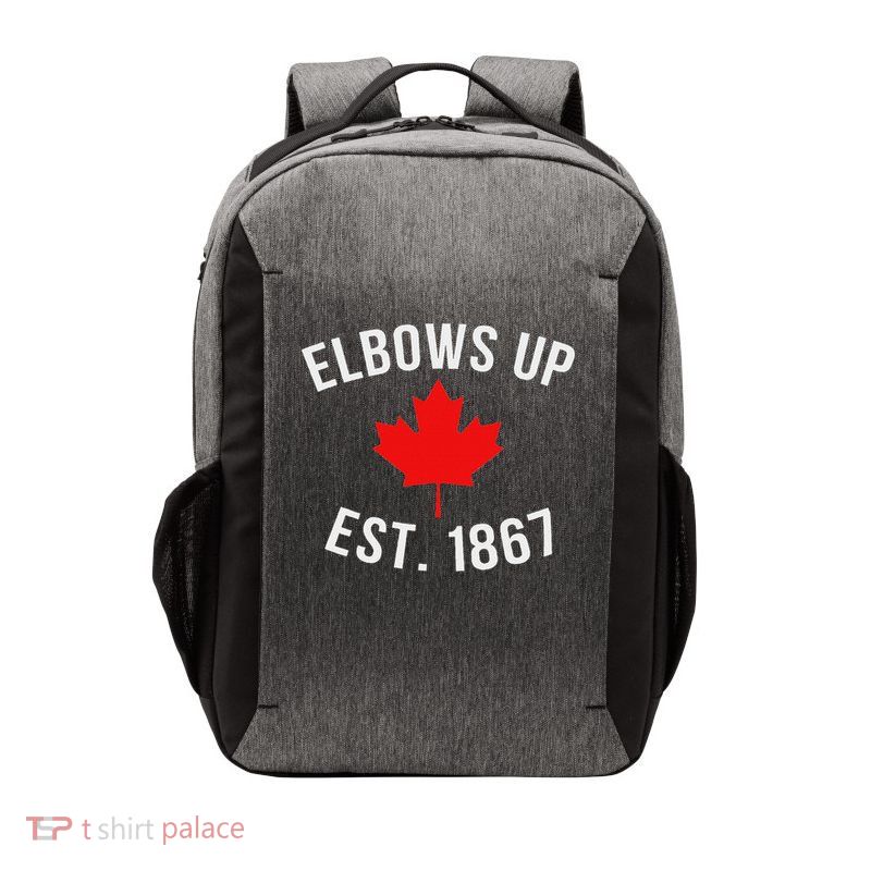 Pro Canada Elbows Up Established 1867 Vector Backpack