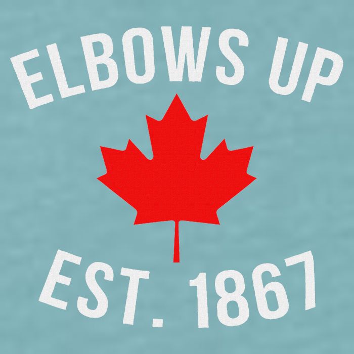 Pro Canada Elbows Up Established 1867 Sueded Cloud Jersey T-Shirt