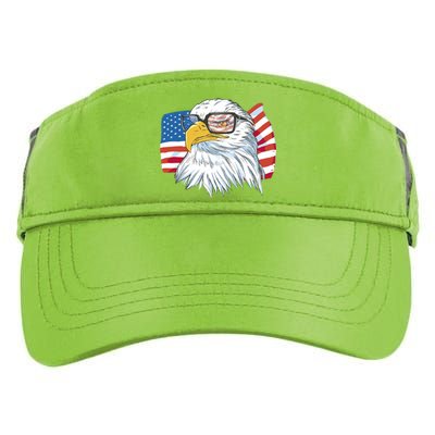 Patriot Cool Eagle USA Flag Adult Drive Performance Visor