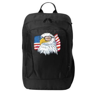 Patriot Cool Eagle USA Flag City Backpack