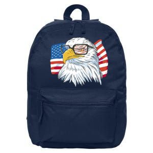 Patriot Cool Eagle USA Flag 16 in Basic Backpack