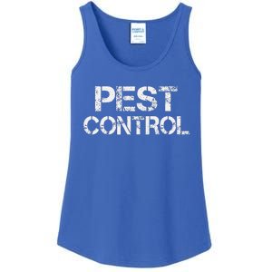 Pest Control Exterminator Halloween Costume Gift Ladies Essential Tank