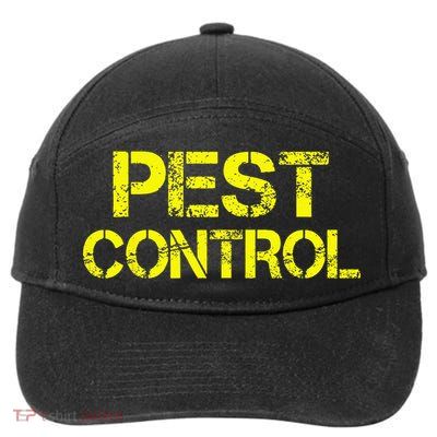 Pest Control Exterminator Halloween Costume 7-Panel Snapback Hat