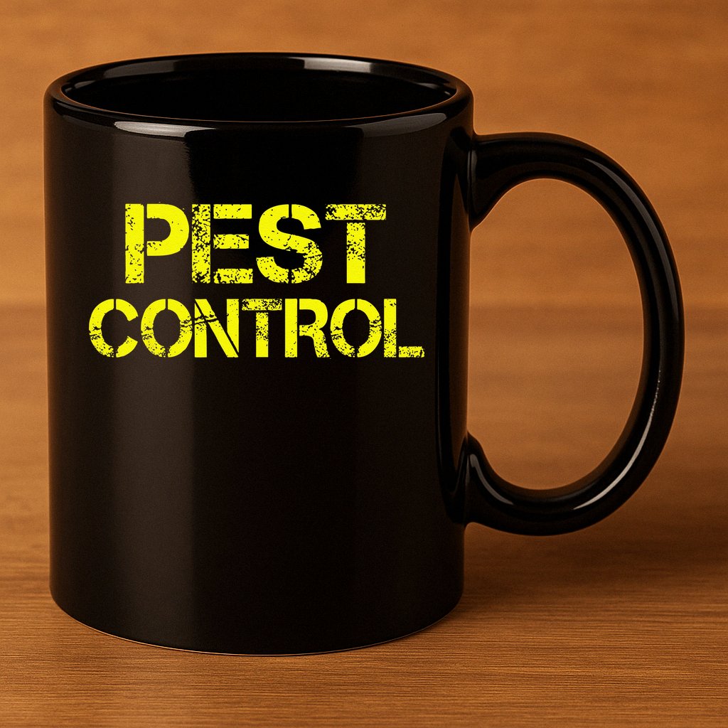 Pest Control Exterminator Halloween Costume 11oz C Handle Ceramic Mug