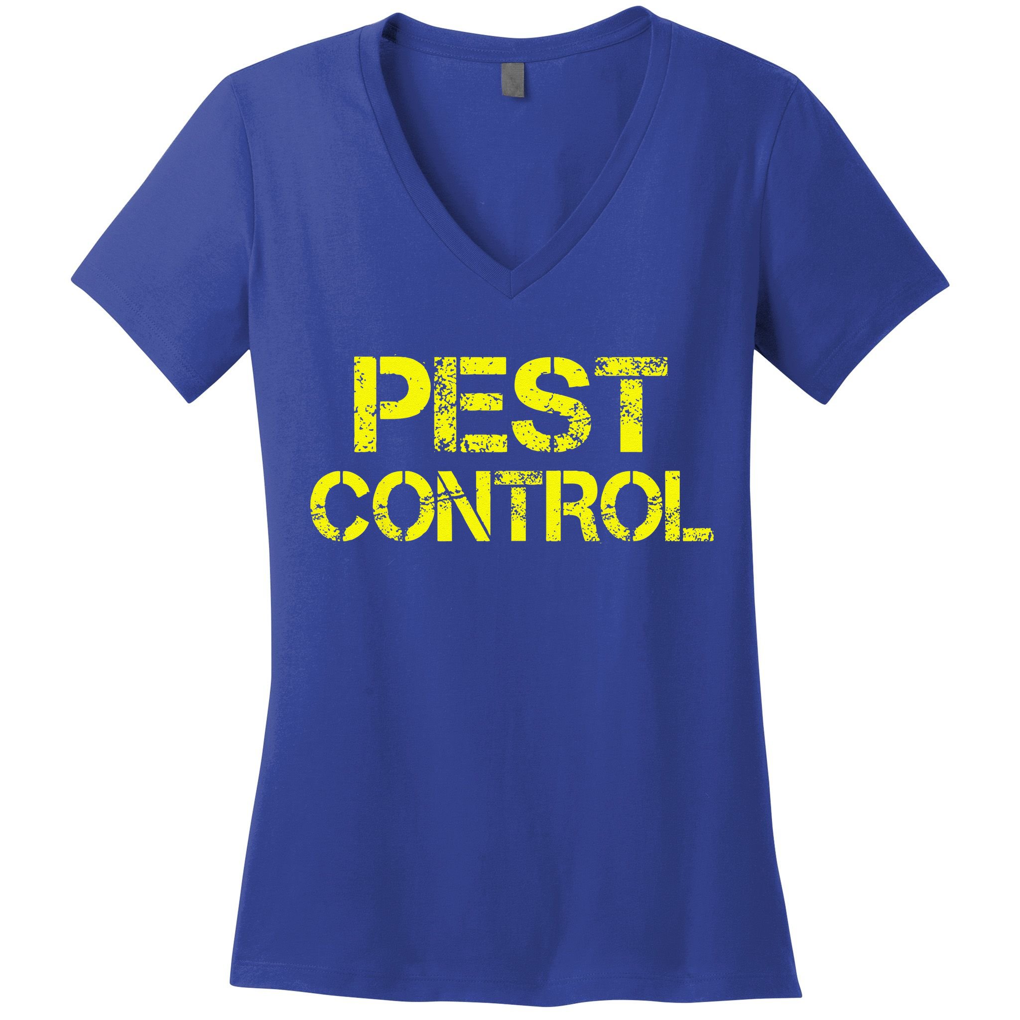 Pest Control Exterminator Halloween Costume Women's V-Neck T-Shirt