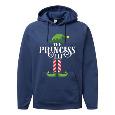 Princess Cute Elf Matching Family Group Christmas Party Performance Fleece Hoodie