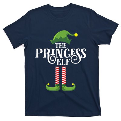 Princess Cute Elf Matching Family Group Christmas Party T-Shirt