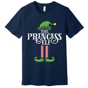 Princess Cute Elf Matching Family Group Christmas Party Premium T-Shirt