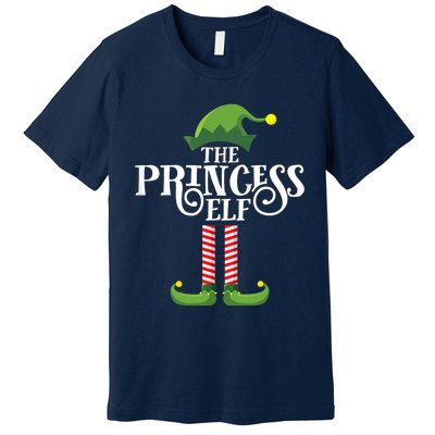 Princess Cute Elf Matching Family Group Christmas Party Premium T-Shirt