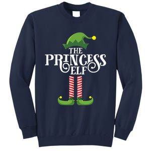 Princess Cute Elf Matching Family Group Christmas Party Tall Sweatshirt