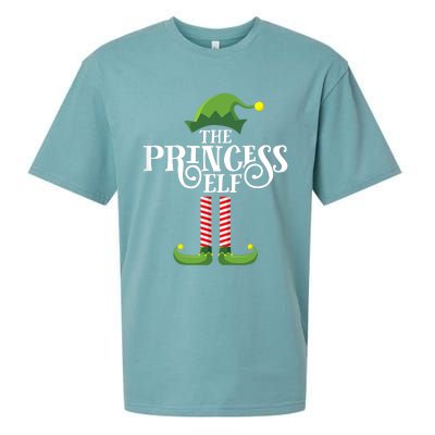 Princess Cute Elf Matching Family Group Christmas Party Sueded Cloud Jersey T-Shirt