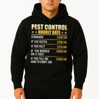 Pest Control Exterminator Pest Controller Hourly Rate Hoodie